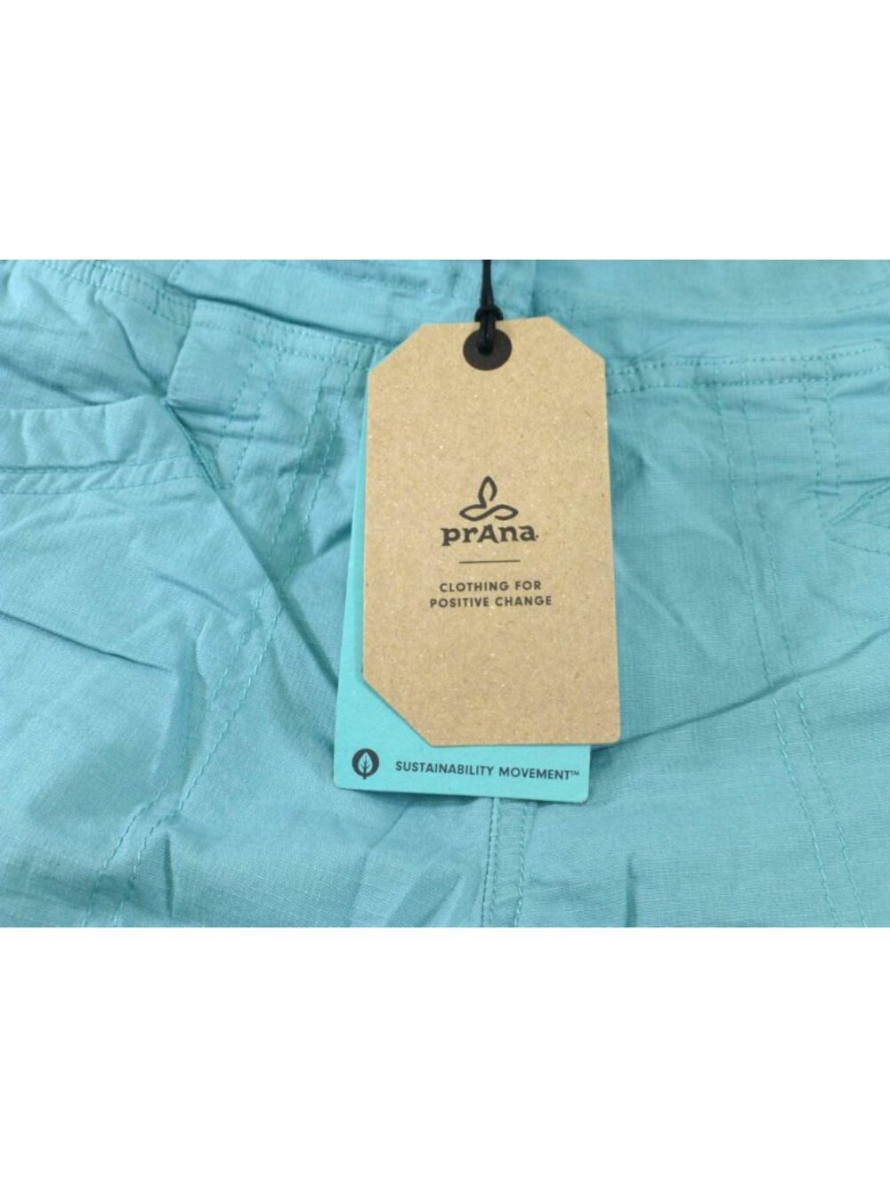 Prana Womens Wakeen Pants Azurite L Stretch Mini Ripstop Relaxed Fit Sustainable - Picture 4 of 15